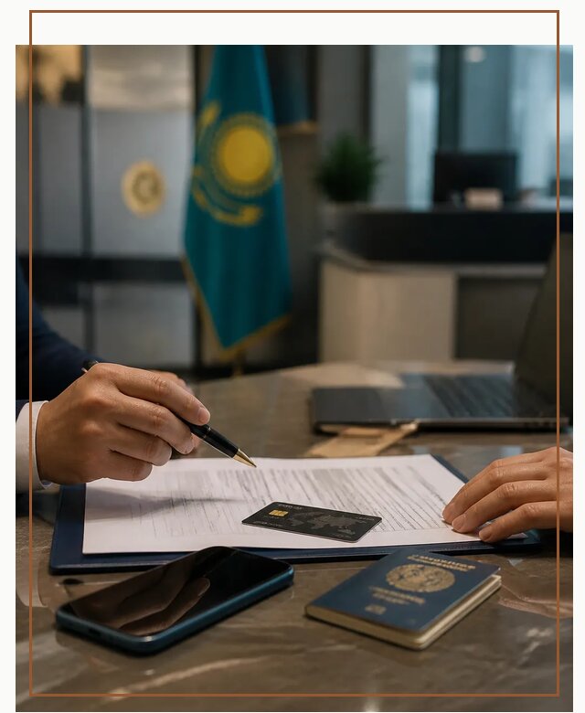Открытие счета и банковской карты в Казахстане в Абакане
